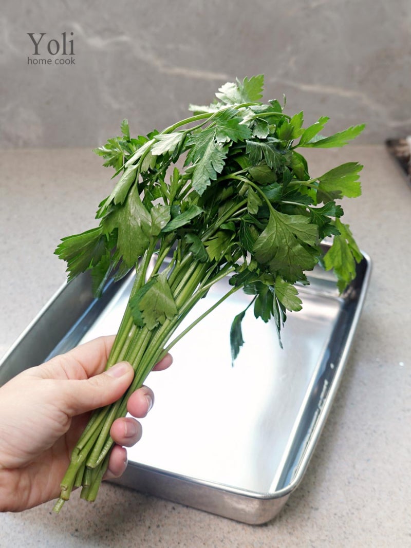 파슬리가루 만들기 쉽고 향은 대박 이탈리안 파슬리 말리기 : 네이버 블로그, image size:800x1067