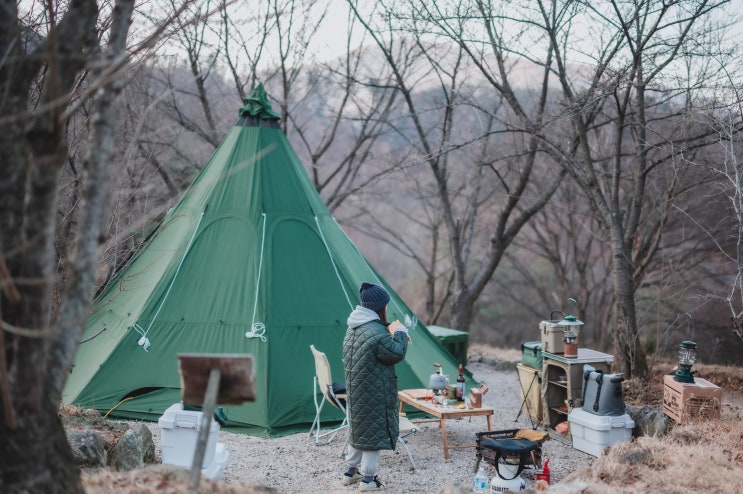  해여림빌리지 캠핑장 전세캠핑 Feat. 밤켈 토트백 쿨러 테스트