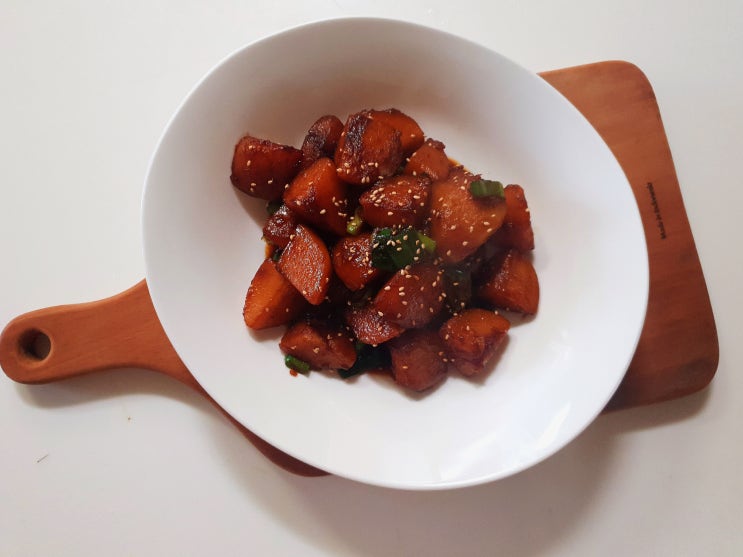  부서지지 않는 "감자조림" 맛있는 간장조림 레시피