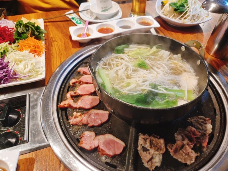 방이동 샤브샤브 무한리필 퀸즈가든, 월남쌈 삼겹살 오리구이 한방에 해결 방이동 샤브샤브 무한리필 퀸즈가든, 월남쌈 삼겹살 오리구이 한방에 해결