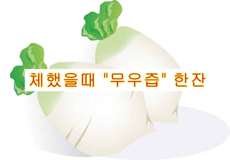  [체했을 때 좋은방법]체했을 때 손 따지 말고 "무우즙" 한 컵 드셔 보세요