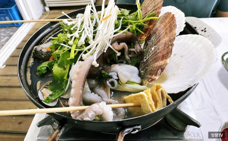  인천 영종도 예단포항 가성비갑 해물칼국수!