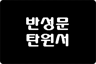  반성문 탄원서 (대구 부산 울산 창원 김해 인천 광주 대전 제주) 대필 행정사
