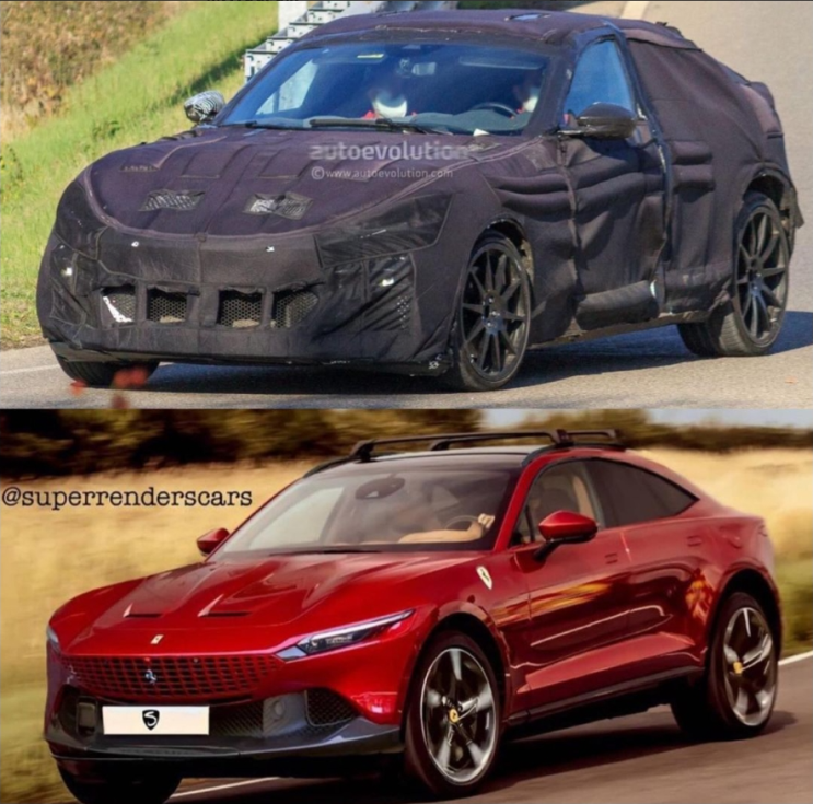  페라리 SUV 예상도 