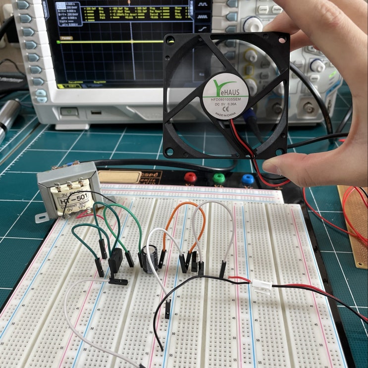  220AC to 5DC 트랜스 컨버터 회로 설계(3)
