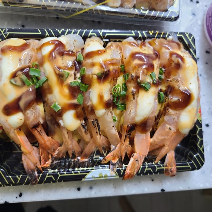  스시노칸도 계란새우초밥!