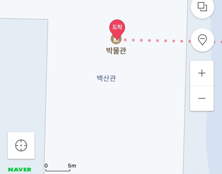  배재대 박물관은 백산관이 아니라 중앙도서관 4층에 위치