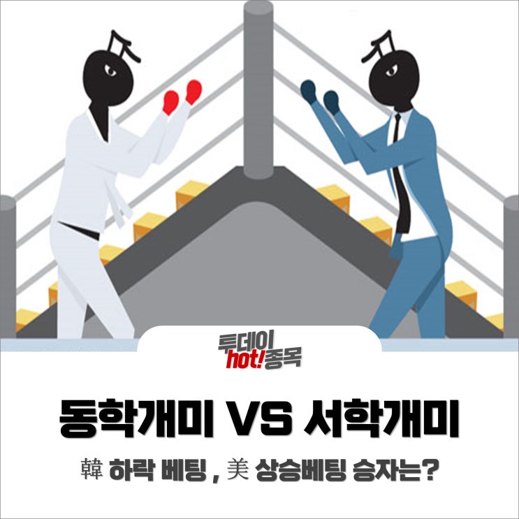  [오후장 특징주] 동학개미 韓하락 베팅 vs 서학개미 美상승 베팅, 개별주 핫이슈