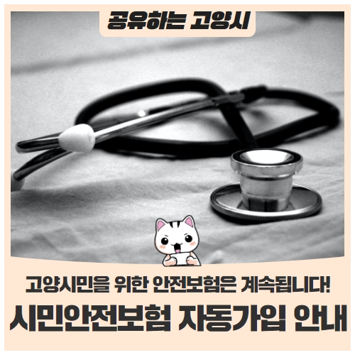 2021 고양시 시민안전보험 자동가입안내고양시민을 위한 안전보험은 계속됩니다! 2021 고양시 시민안전보험 자동가입안내고양시민을 위한 안전보험은 계속됩니다!