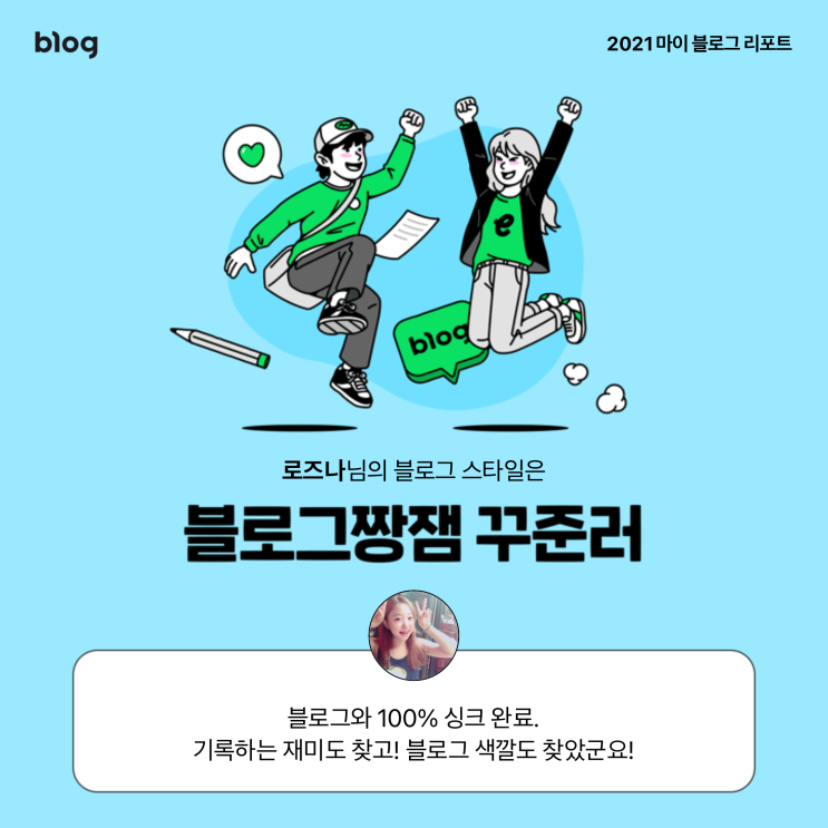  [2021 마이 블로그 리포트] 블로그 빅데이터로 알아보는 '2021 내 블로그 스타일'