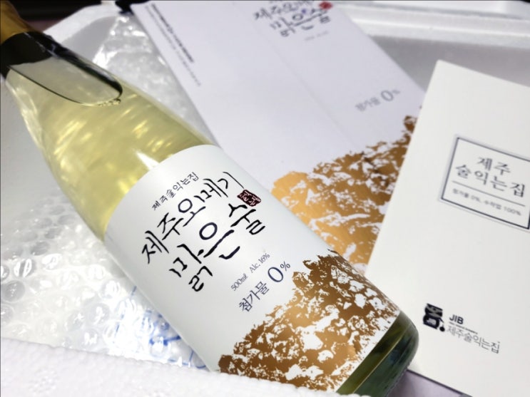  김희숙 장인의 제주오메기맑은술 어른들도 좋아하는 3만원대 전통주 선물 내돈내산 찐후기