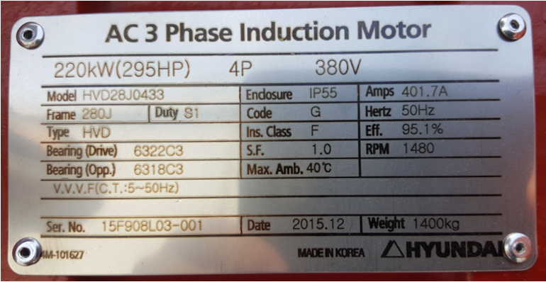 모터 명판 읽어보기/해석하기 (Motor Name Plate) : 네이버 블로그
