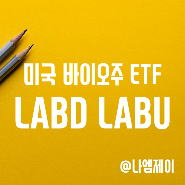 미국 바이오 3배 인버스/인버스 ETF - LABD / LABU ETF (종목/수수료/배당)