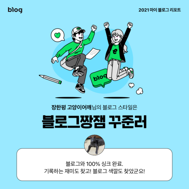  [2021 마이 블로그 리포트] 블로그 빅데이터로 알아보는 '2021 내 블로그 스타일'