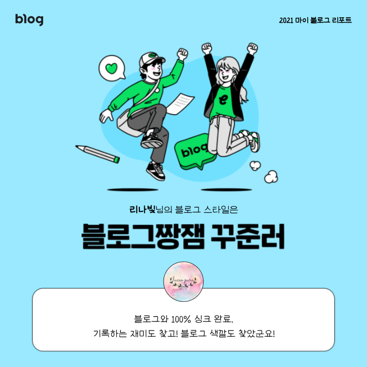  [2021 마이 블로그 리포트] 블로그 빅데이터로 알아보는 '2021 내 블로그 스타일'