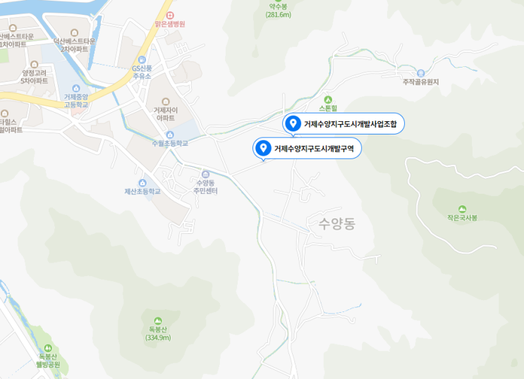  (토지) 다음 거제 아파트 건설 예정지는 어디?? 거제의 중심이 될 지역_수양지구