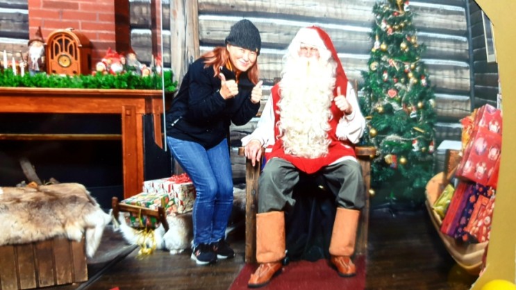 산타는 정말 있어요. 핀란드에
