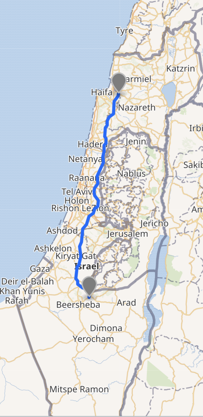  이스라엘 고속도로 휴게소 (High way at Israel : כביש 6)
