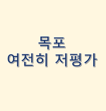  목포부동산 투자 여전히 매력적인 가격