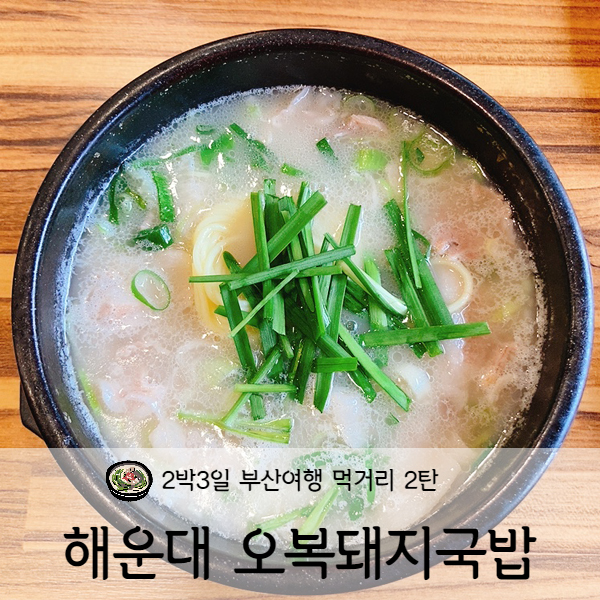 [부산/해운대] 해운대 오복돼지국밥 본점(feat. 낮술)