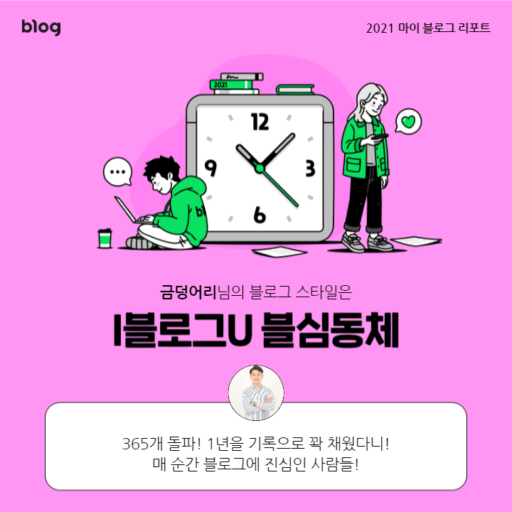  [2021 마이 블로그 리포트] 블로그 빅데이터로 알아보는 '2021 내 블로그 스타일'