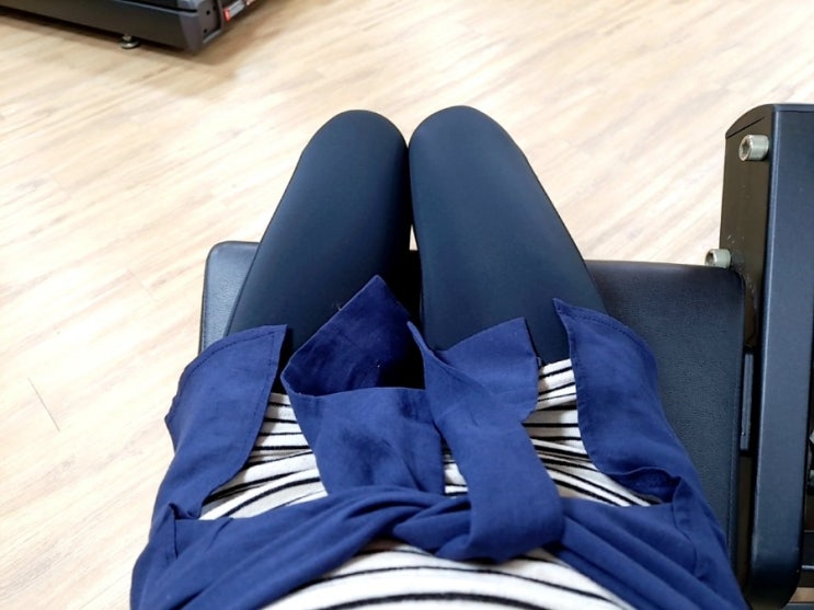  캬라멜 베이비 ) 레깅스 힙커버업 입어보았습니다