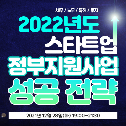  2022년 스타트업 정부지원사업 성공 전략 교육