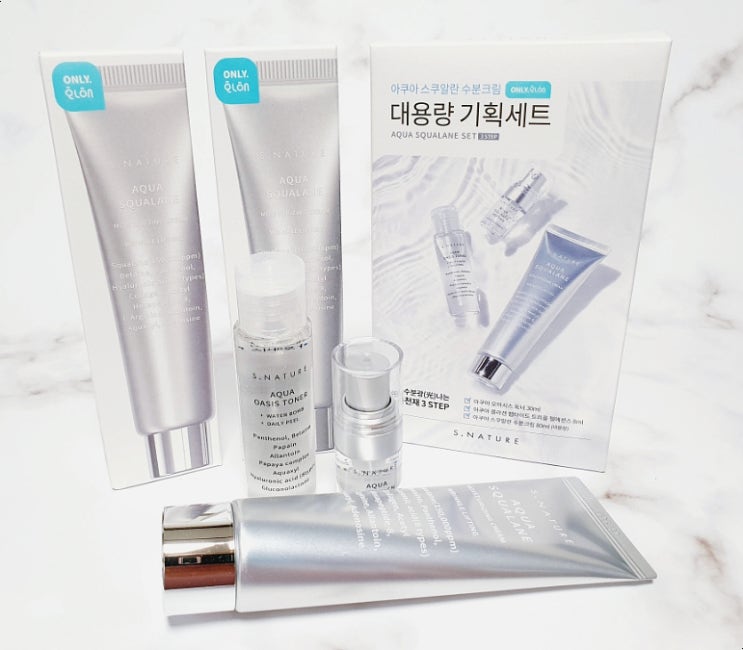  에스네이처 아쿠아 스쿠알란 수분크림 - 민감피부 주사피부염 사용후기