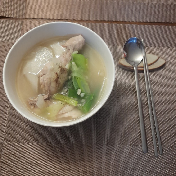  우리집 간단보양식 (닭곰탕)을 소개합니다~