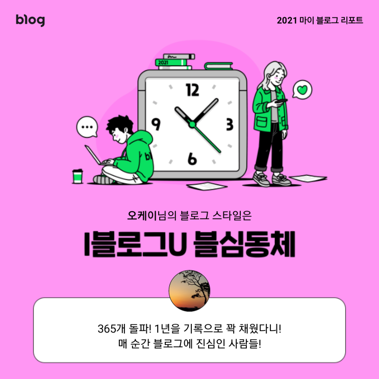  [2021 마이 블로그 리포트] 블로그 빅데이터로 알아보는 '2021 내 블로그 스타일'