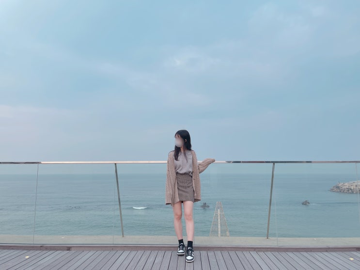 강릉 안목해변 오션뷰카페 에이엠브레드앤커피 AM카페