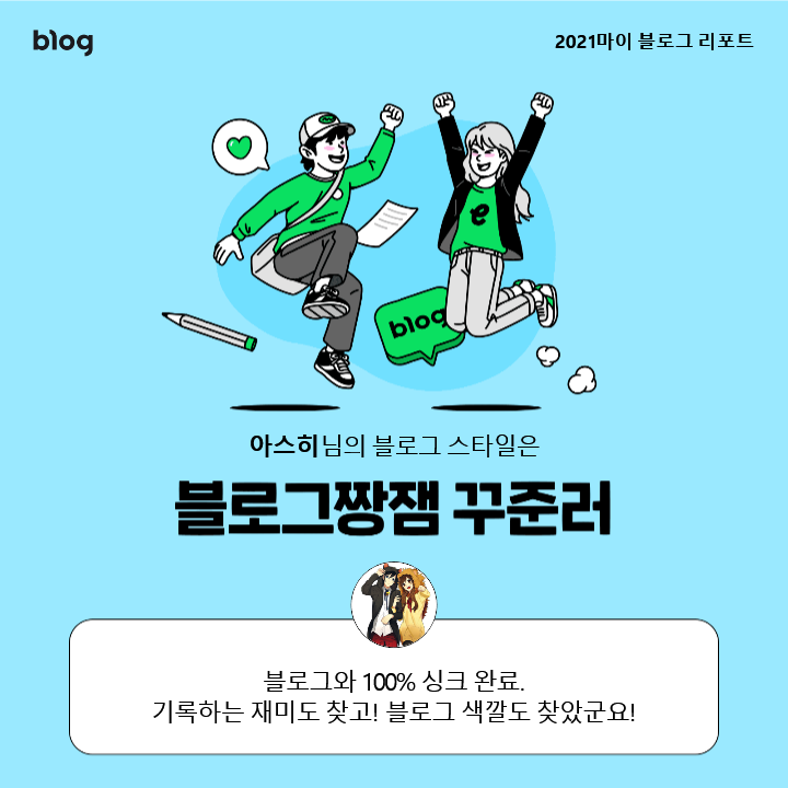  [2021 마이 블로그 리포트] 블로그 빅데이터로 알아보는 '2021 내 블로그 스타일'