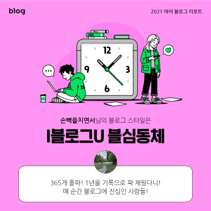  [2021 마이 블로그 리포트] 블로그 빅데이터로 알아보는 '2021 내 블로그 스타일'