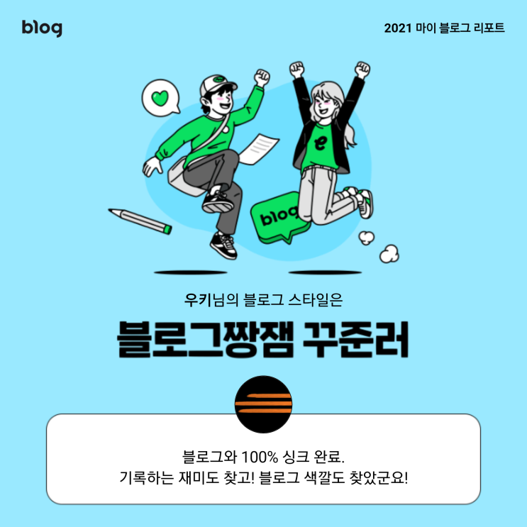  [2021 마이 블로그 리포트] 블로그 빅데이터로 알아보는 '2021 내 블로그 스타일'
