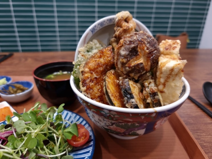  부평텐동 부평데이트코스 바삭한 튀김이 맛있는 부평 평리단길 저스트텐통 :))