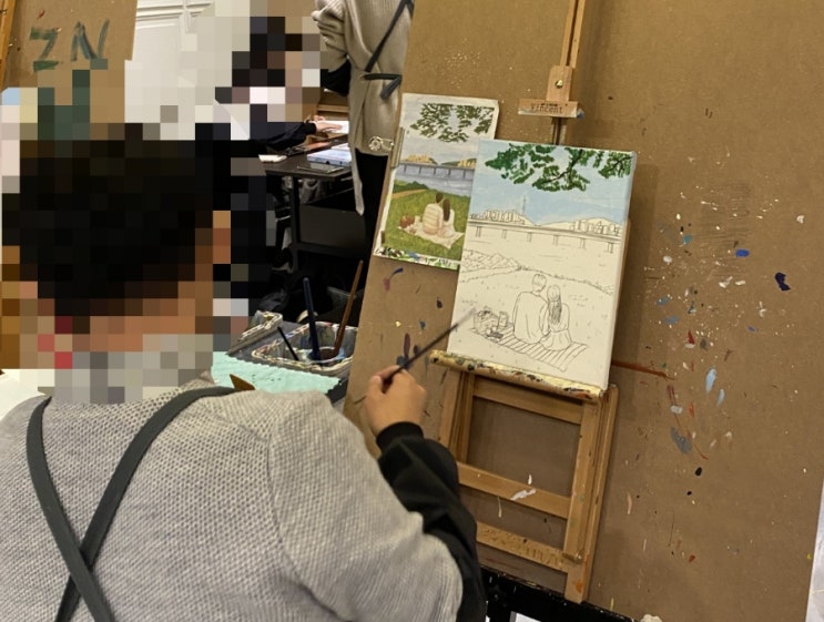  그림 그리기 데이트 홍대 소마드로잉카페 행복을 그리는 이색데이트