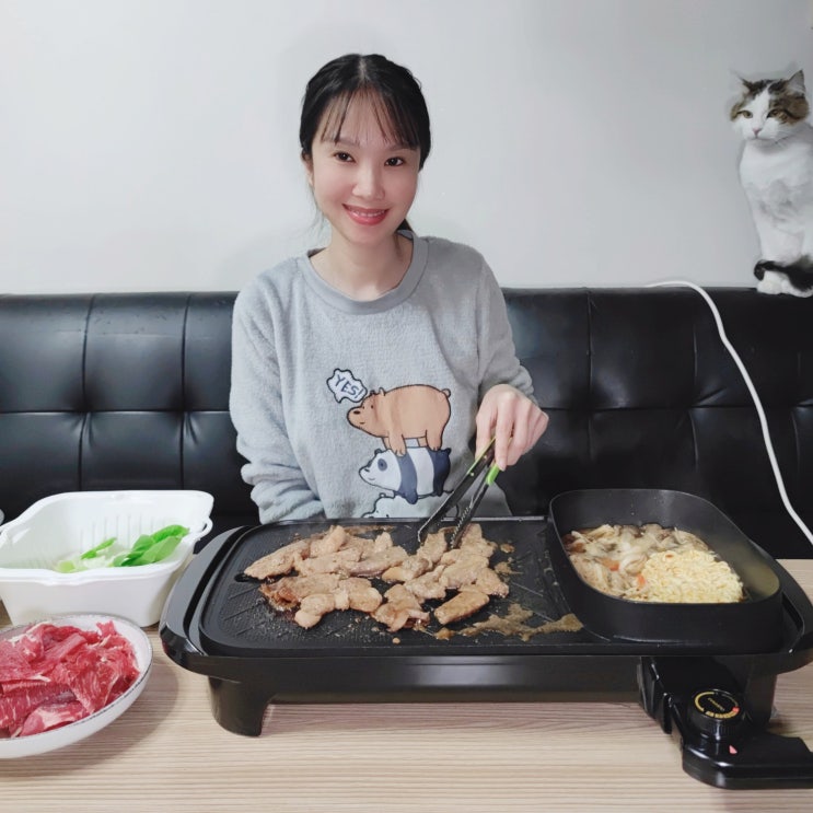 퀸나 멀티전기그릴 두가지 요리를 동시에 (스타일씨 2만원대) 퀸나 멀티전기그릴 두가지 요리를 동시에 (스타일씨 2만원대)