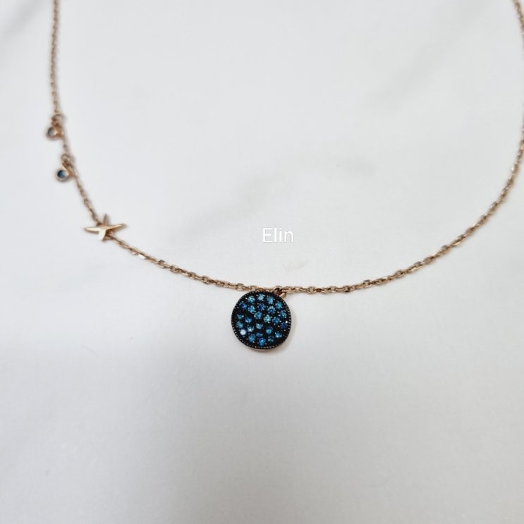 디디에두보 매력적인 몽파리 블루다이아목걸이 후기♡ 전지현목걸이 JDPNRQS404B