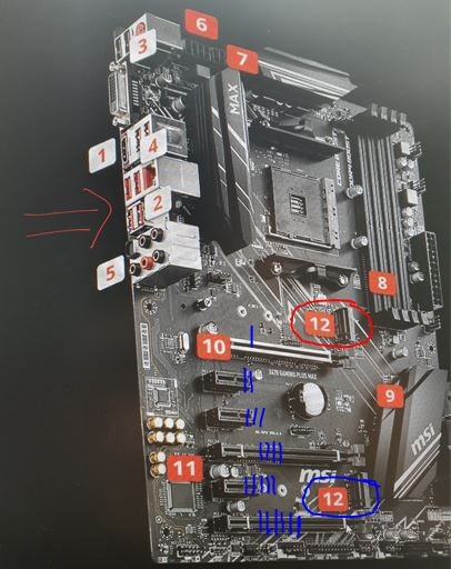 MSI X470 마더보드 그래픽카드 인식 안될 때