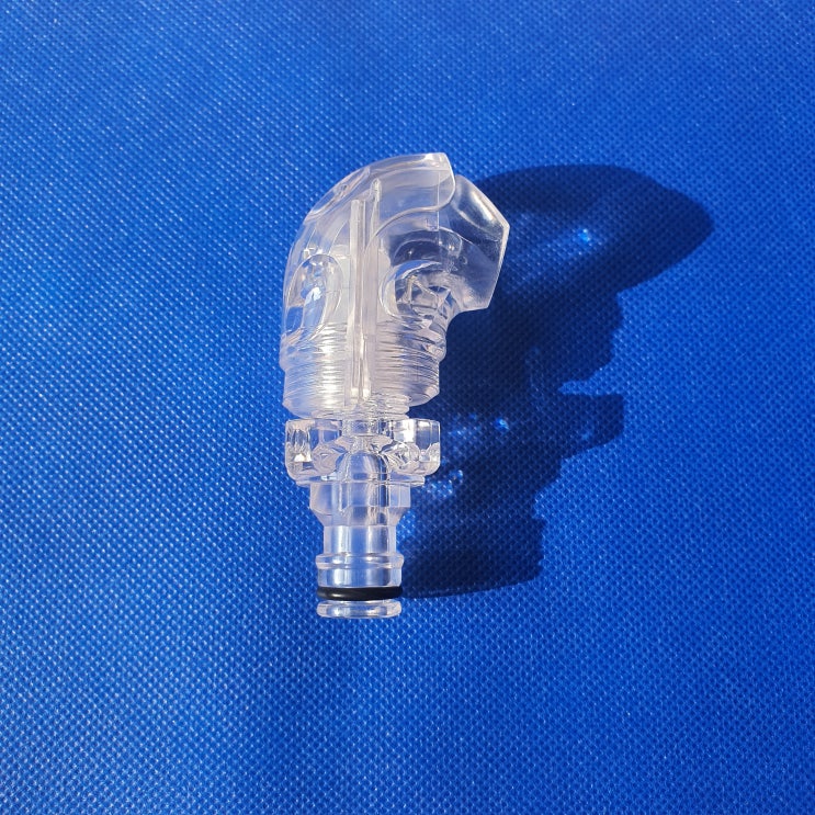  수도꼭지 커넠터 크리스탈 아머 수전 원터치 연결구 아이오락