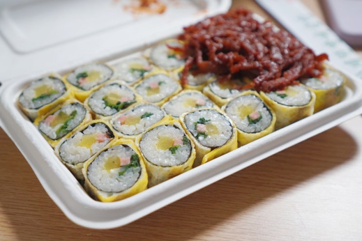  죽전역 맛집 :: 즉석계란말이 김밥맛집, 김밥의 달인 후기!