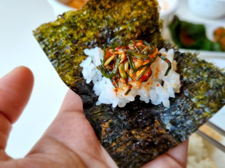  간단한 밑반찬 만들기 - 달래무침(달래장), 아삭이고추된장무침, 깻잎김치