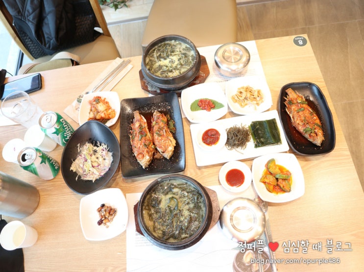  일직동 한식 맛집 본초미역 든든한 미역국 식당