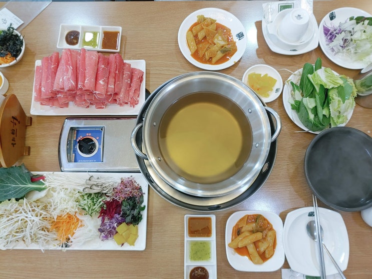  샤브향 대구 옥포점 / 소고기는 무한 리필이죠~