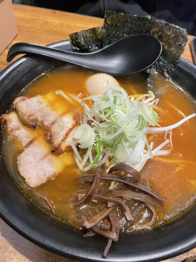  노량진역 노량진 라멘맛집,텐카이치 소유라멘 연어덮밥