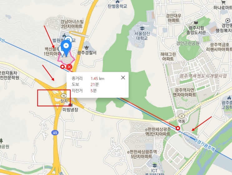  경기 광주의 상승세 아파트 경매