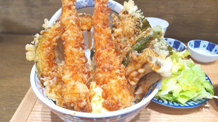 문정역 텐동맛집 내돈내산 일본식 텐동 후기 (혼밥가능) 저스트텐동*