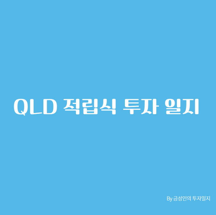  QLD 적립식투자일지