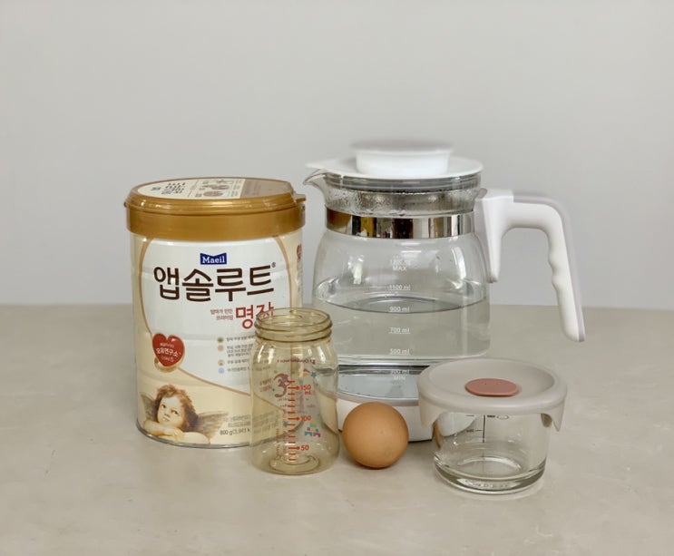  10개월아기 간식 / 초간단 분유빵 만들기(전자렌지 이용)