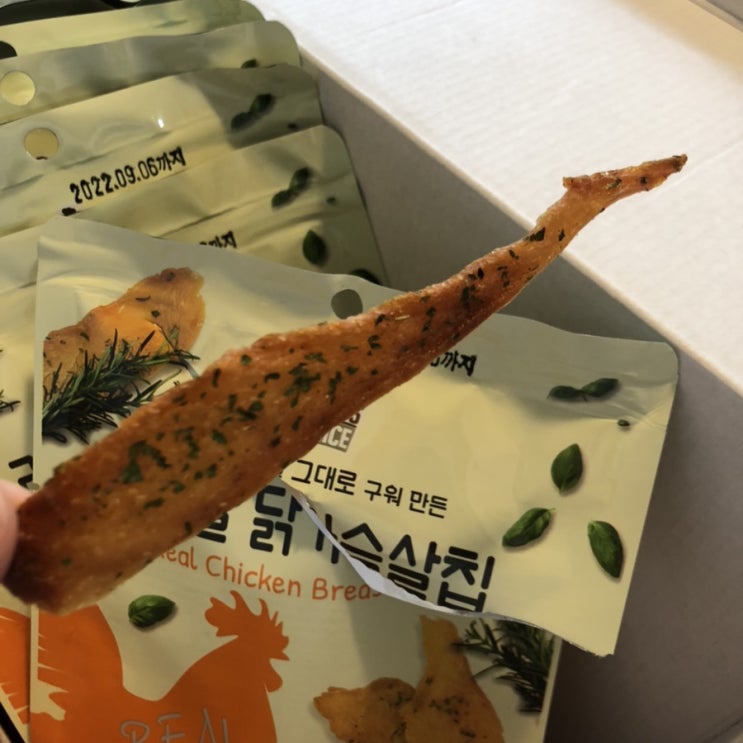  코스트코 리얼 닭가슴살칩 @ 아가리어터 간식
